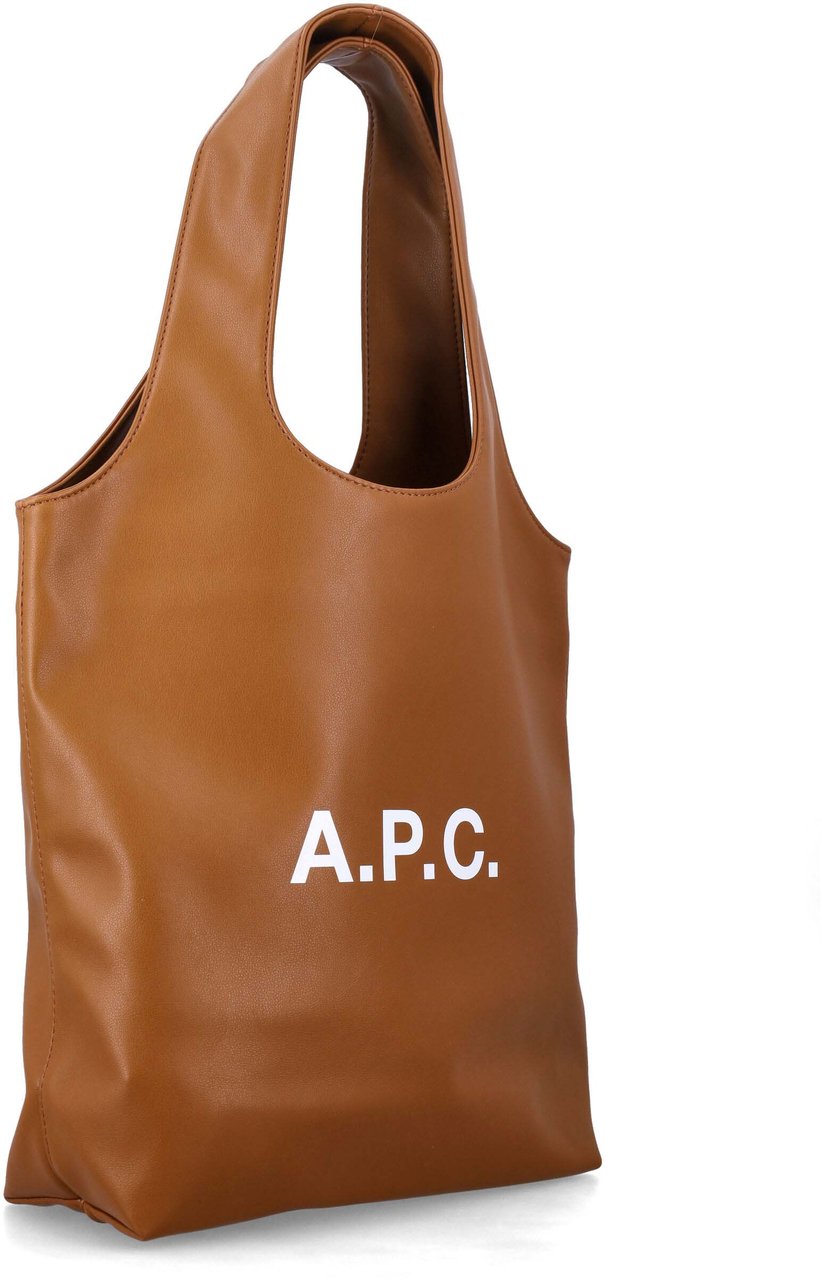A.P.C. Tote Ninon Small Marrone Beige