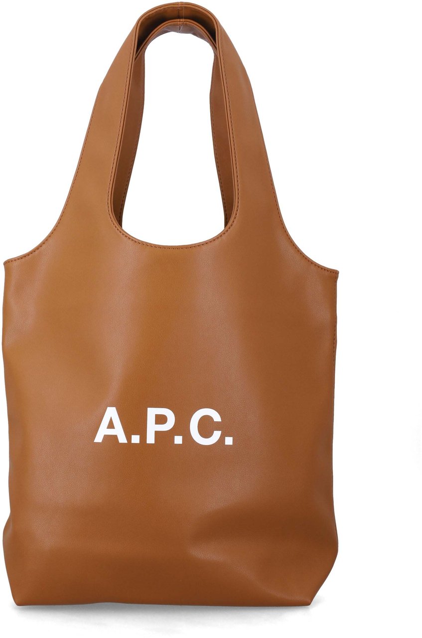A.P.C. Tote Ninon Small Marrone Beige