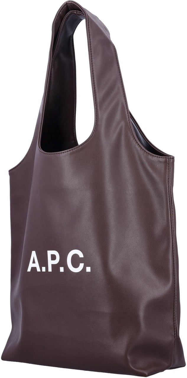A.P.C. Tote Ninon Small Dark Brown Bruin