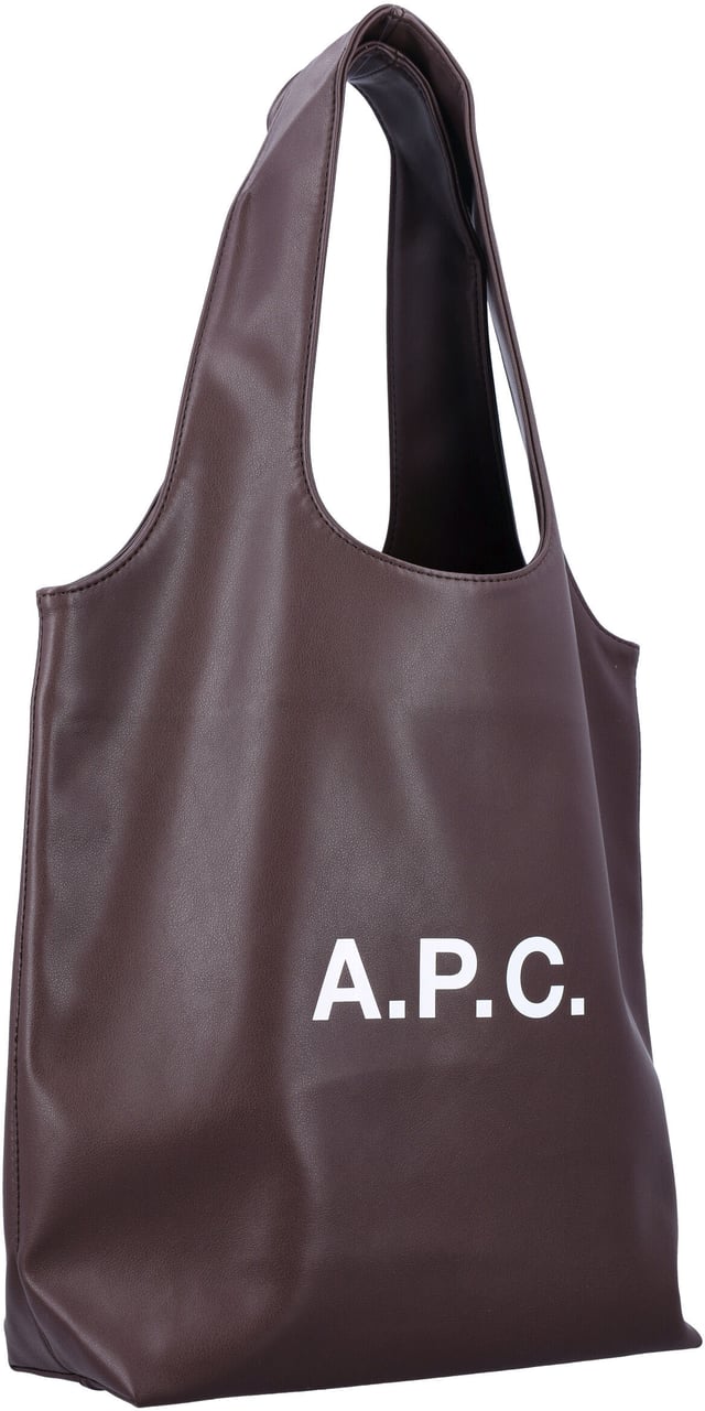 A.P.C. Tote Ninon Small Dark Brown Bruin
