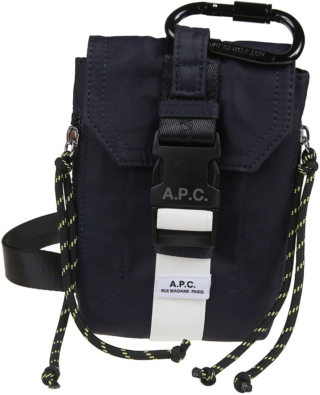 A.P.C. Trek Crossbody Pouch Blue Blauw