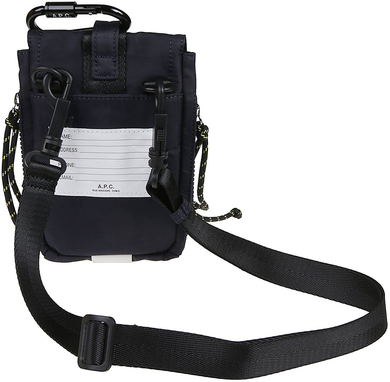 A.P.C. Trek Crossbody Pouch Blue Blauw