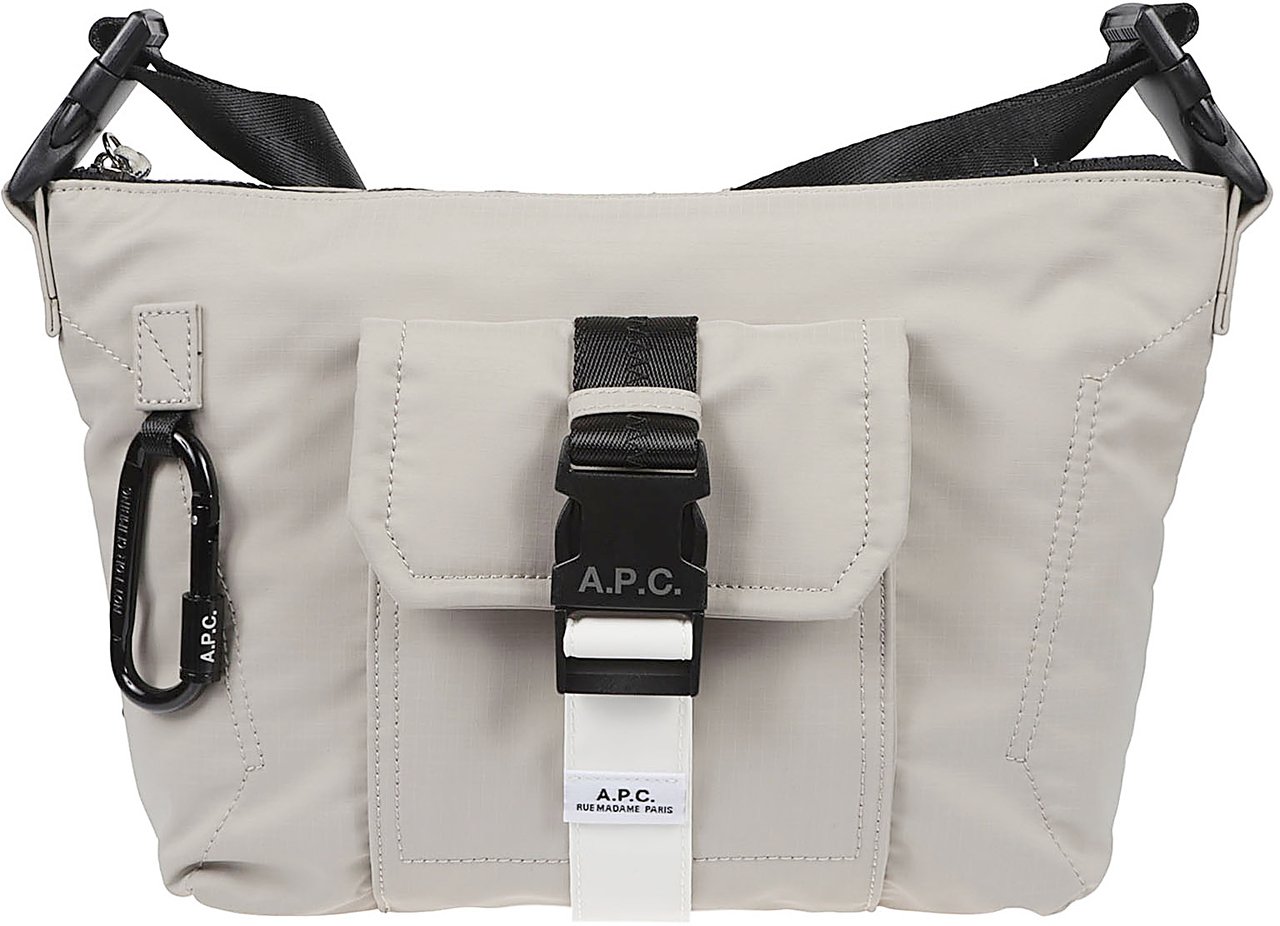 A.P.C. Trek Satchel Bag Brown Bruin