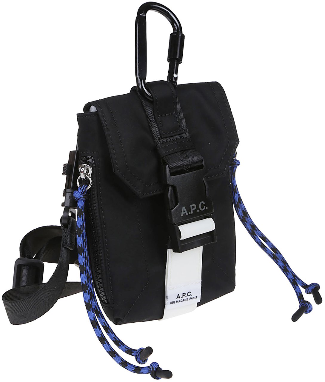 A.P.C. Trek Crossbody Pouch Black Zwart