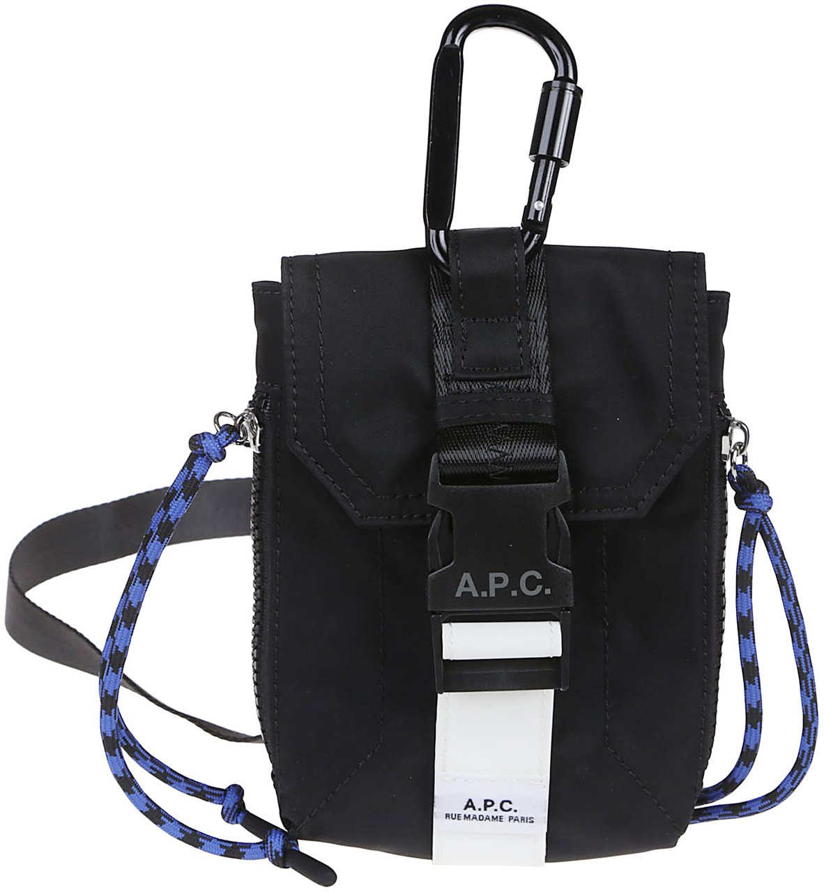 A.P.C. Trek Crossbody Pouch Black Zwart