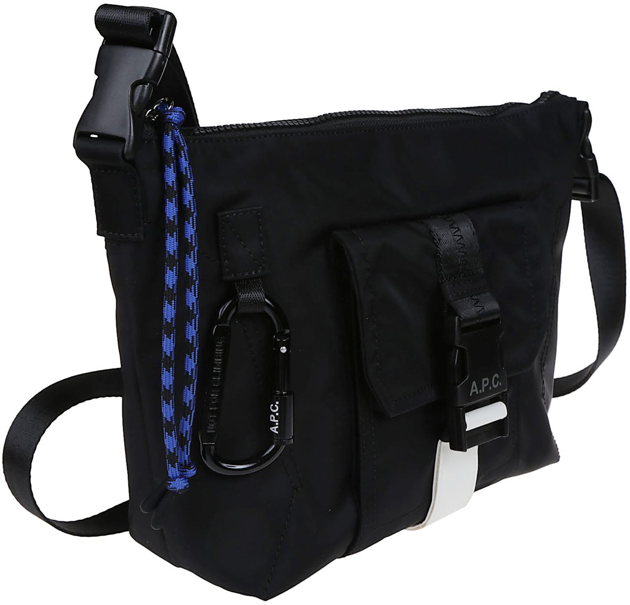 A.P.C. Trek Shoulder Bag Black Zwart