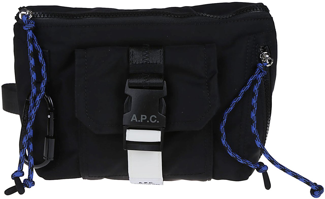 A.P.C. Trek Belt Bag Black Zwart