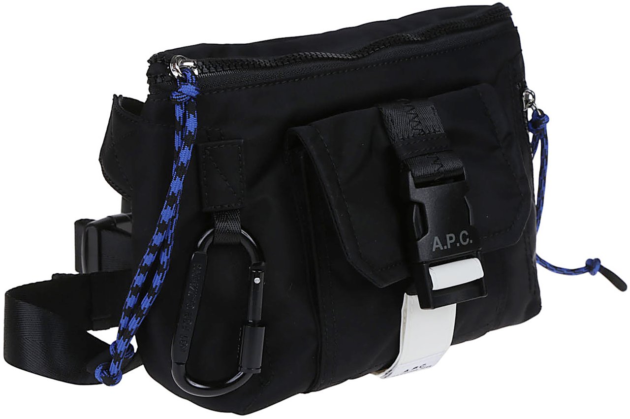 A.P.C. Trek Belt Bag Black Zwart