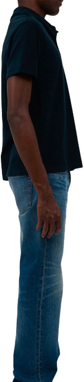 A.P.C. polo a p c julian coton marine Blauw