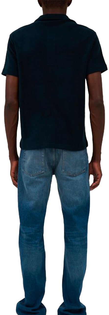 A.P.C. polo a p c julian coton marine Blauw