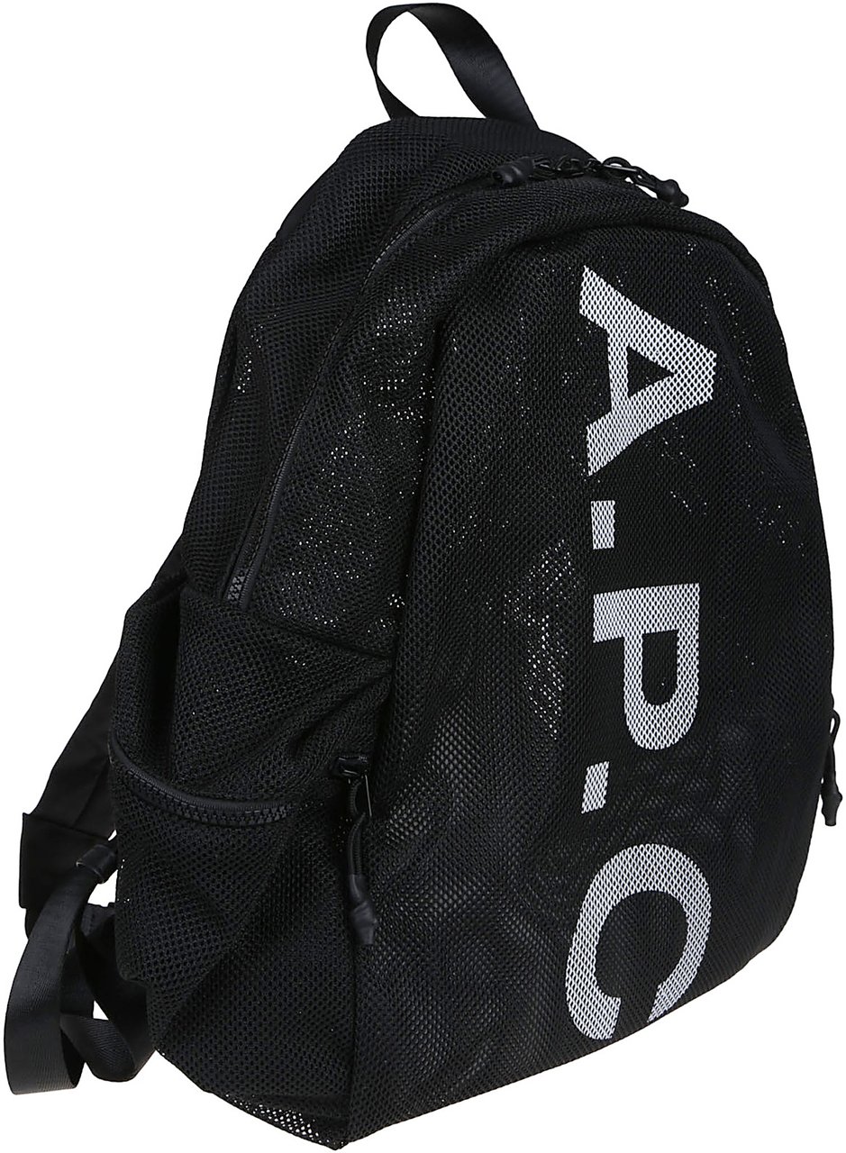 A.P.C. Tech Rebound Backpack Black Zwart
