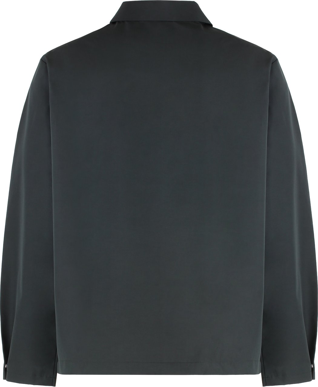 A.P.C. Regis cotton blend overshirt Zwart