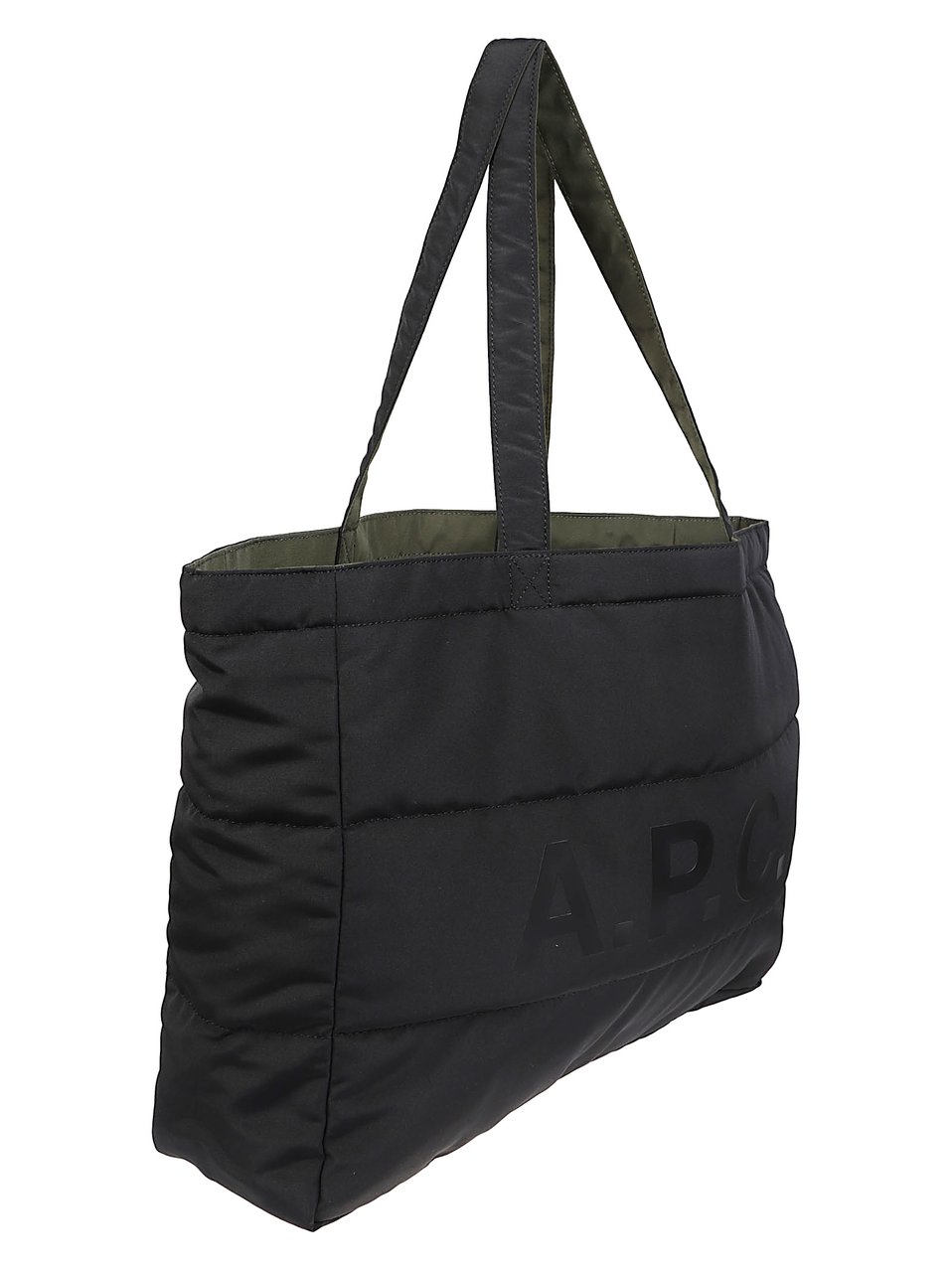 A.P.C. Diane Reversible Shopping Bag Green Groen