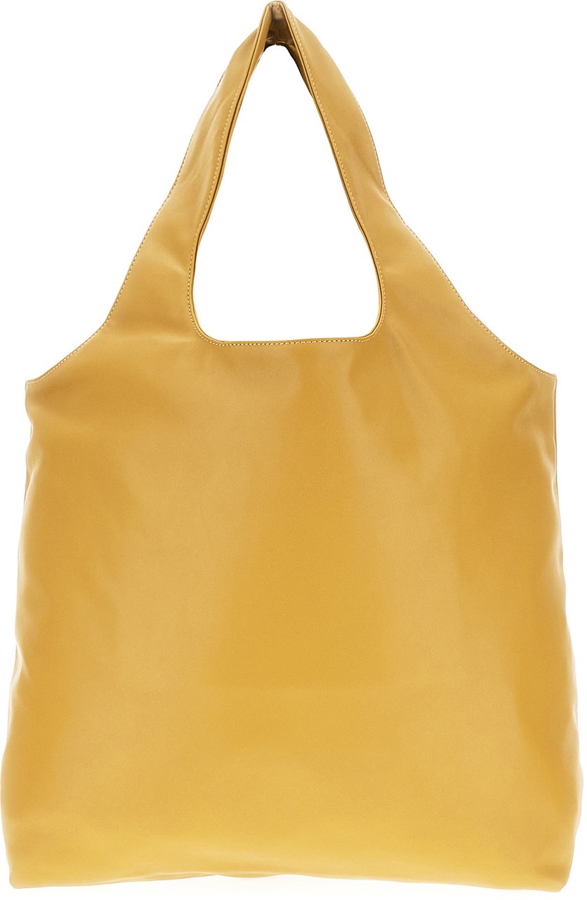 A.P.C. A.p.c. Ochre synthetic leather Ninon shopping bag Geel