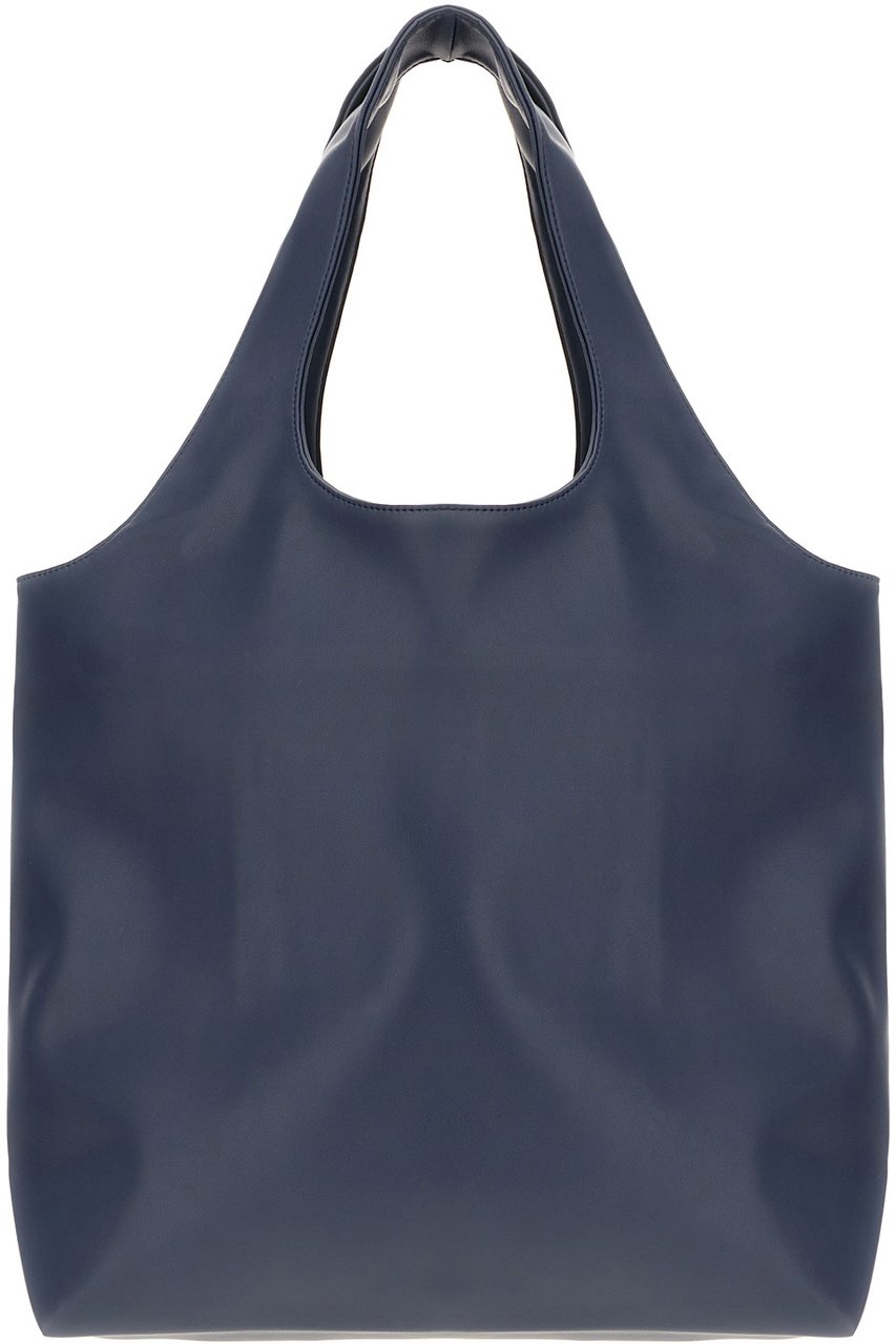 A.p.c. Blue recycled leather shoulder bag Blauw