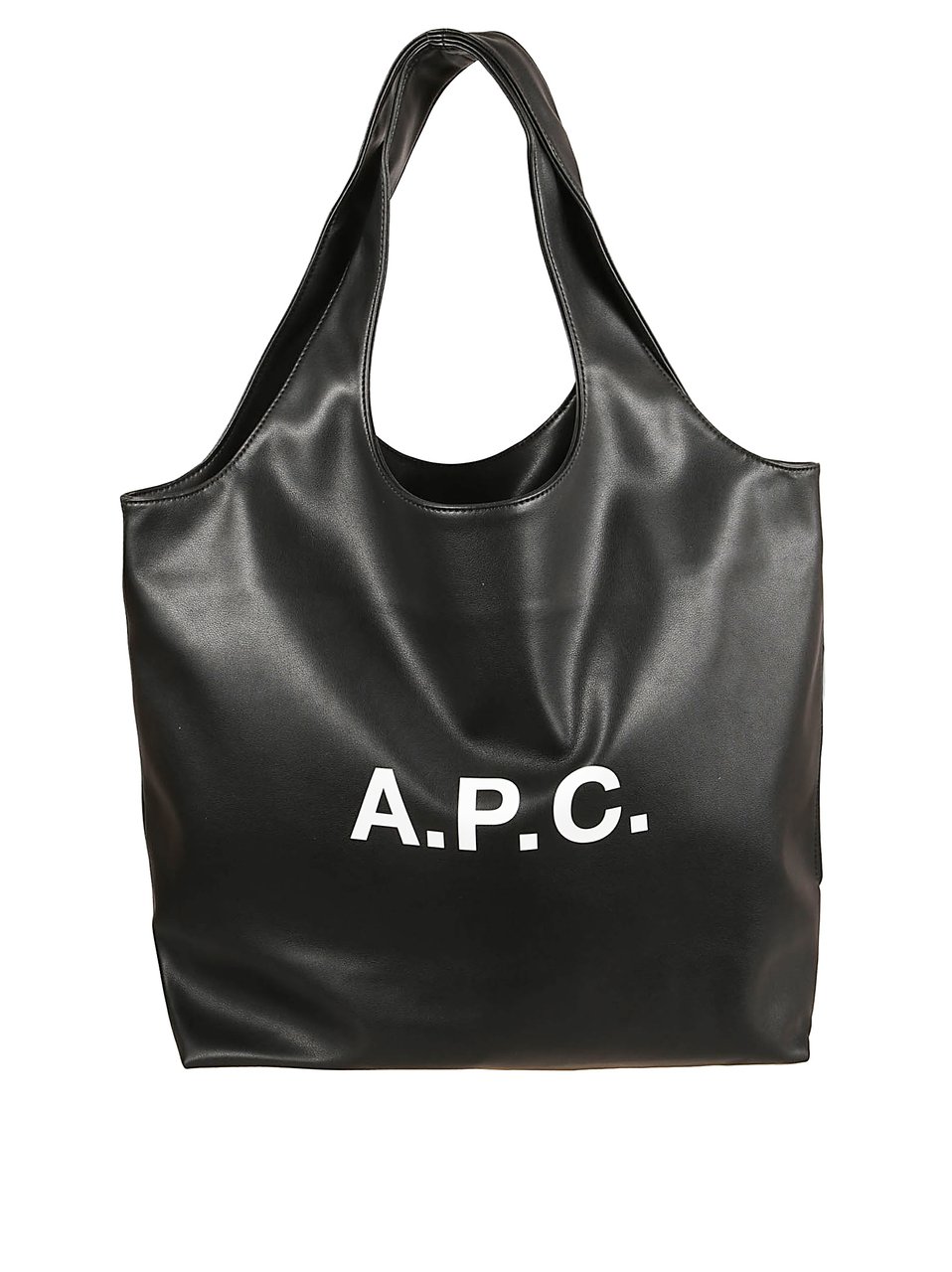 A.P.C. Black Tote Bag with Spacious Interior Zwart