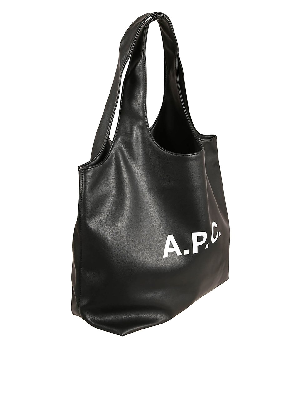 A.P.C. Black Tote Bag with Spacious Interior Zwart