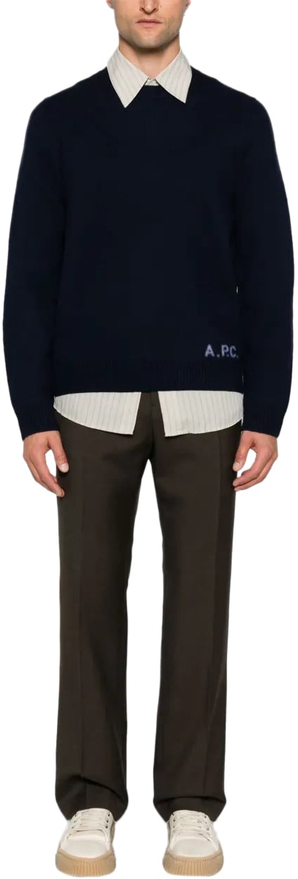 A.P.C. pull edward 2 Blauw