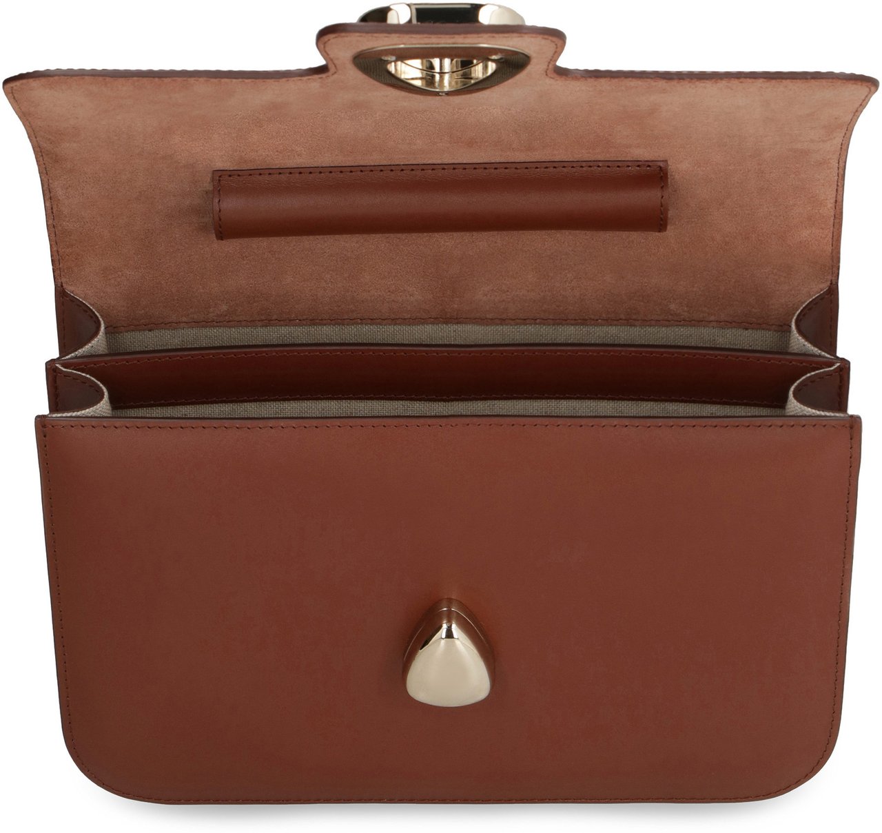 A.P.C. Astra leather small bag Bruin
