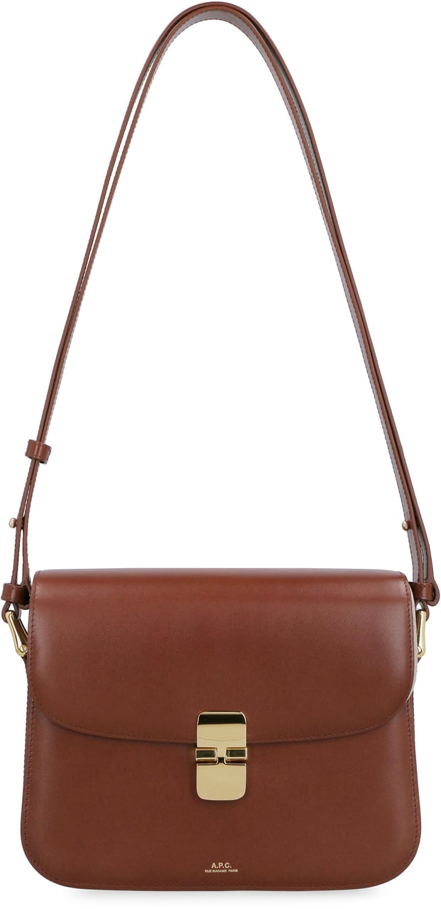 A.P.C. Grace leather crossbody bag Bruin