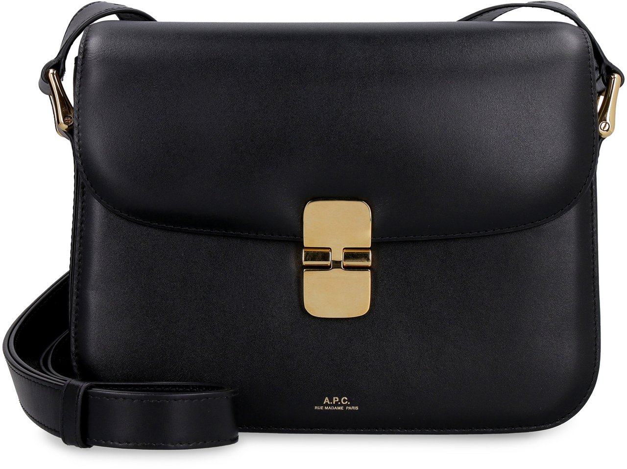 A.P.C. Astra leather small bag Zwart