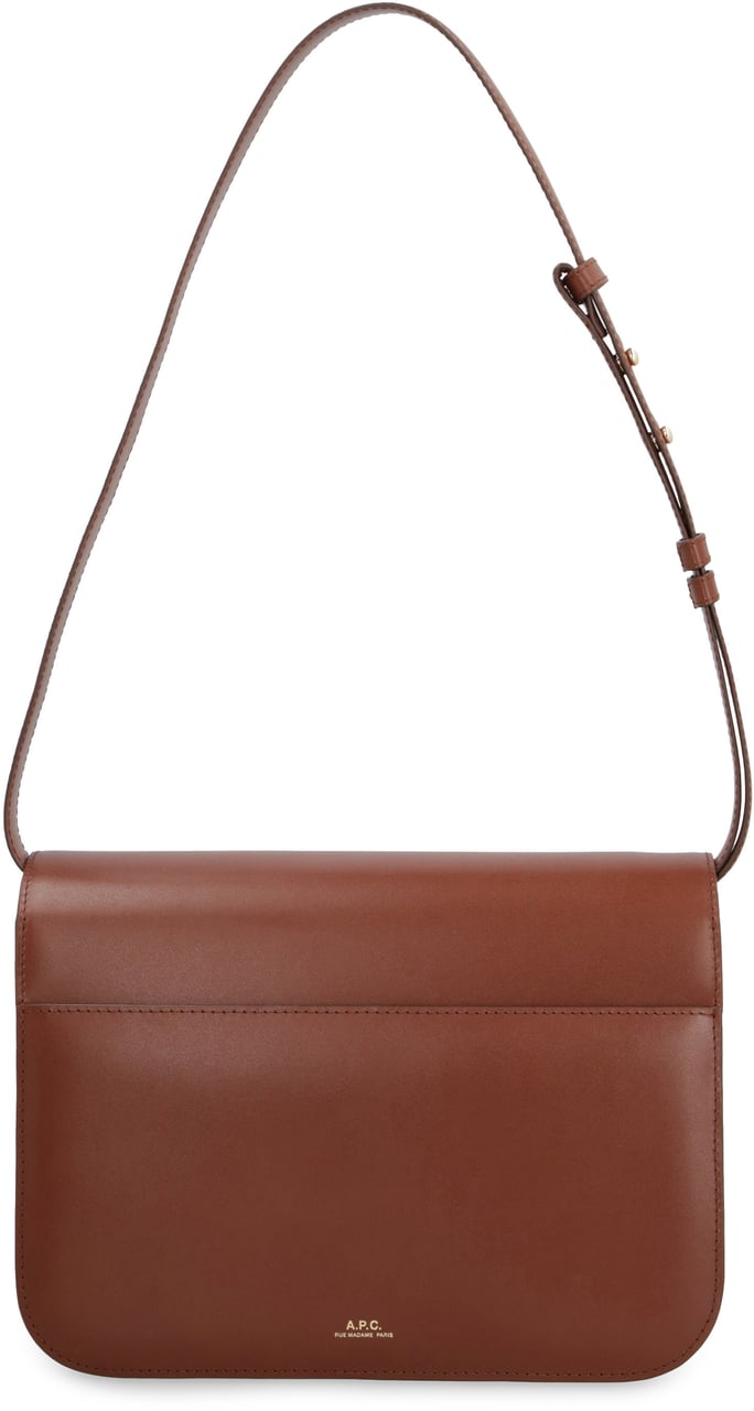 A.P.C. Astra leather small bag Bruin