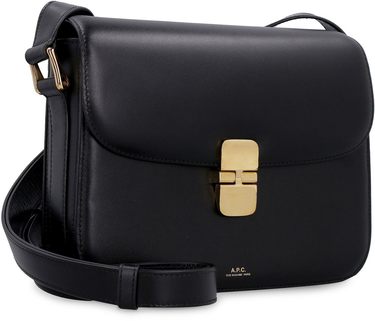 A.P.C. Astra leather small bag Zwart