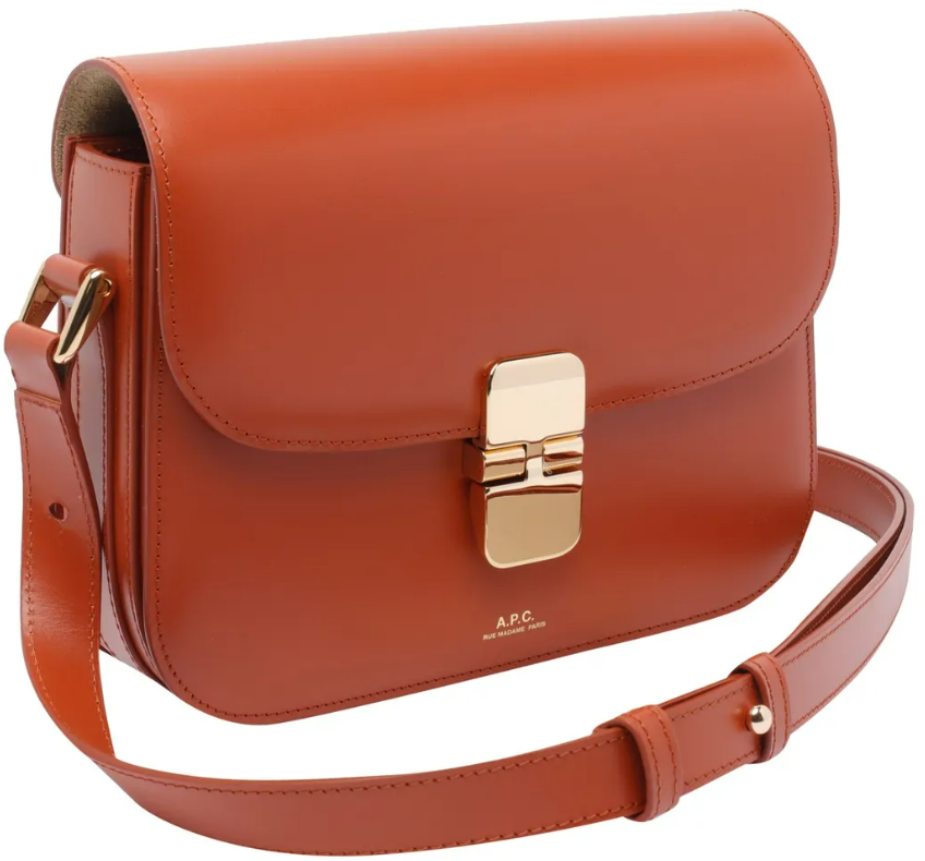 A.P.C. A.P.C. Bags Rhum Bruin