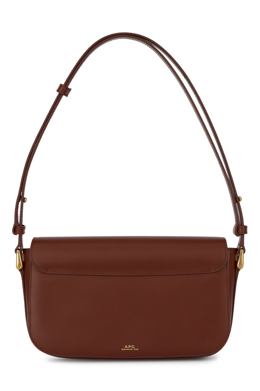 A.P.C. A.p.c. Cognac leather Grace shoulder bag Bruin