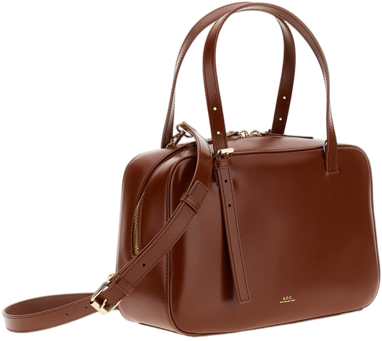 A.P.C. Virginie Box Bag Bruin