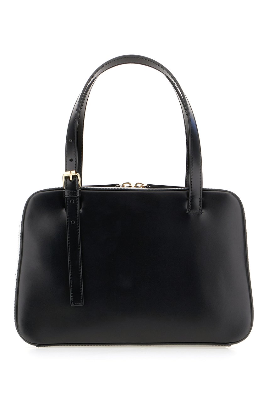 A.P.C. A.P.C. Black leather handbag Zwart