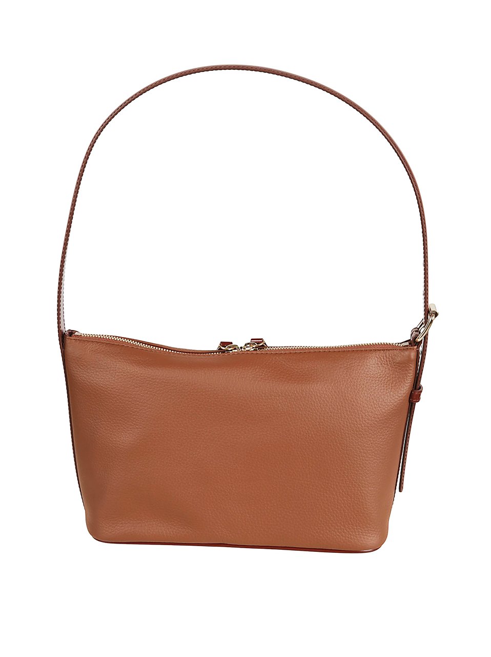 A.P.C. Rectangular Textured Cowhide Bag Bruin