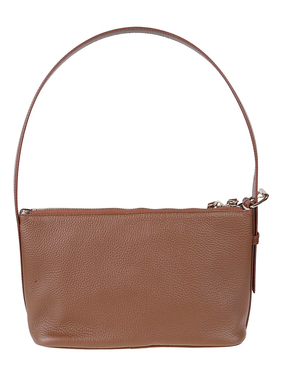 A.P.C. Black Pebbled Leather Zip Shoulder Bag Bruin