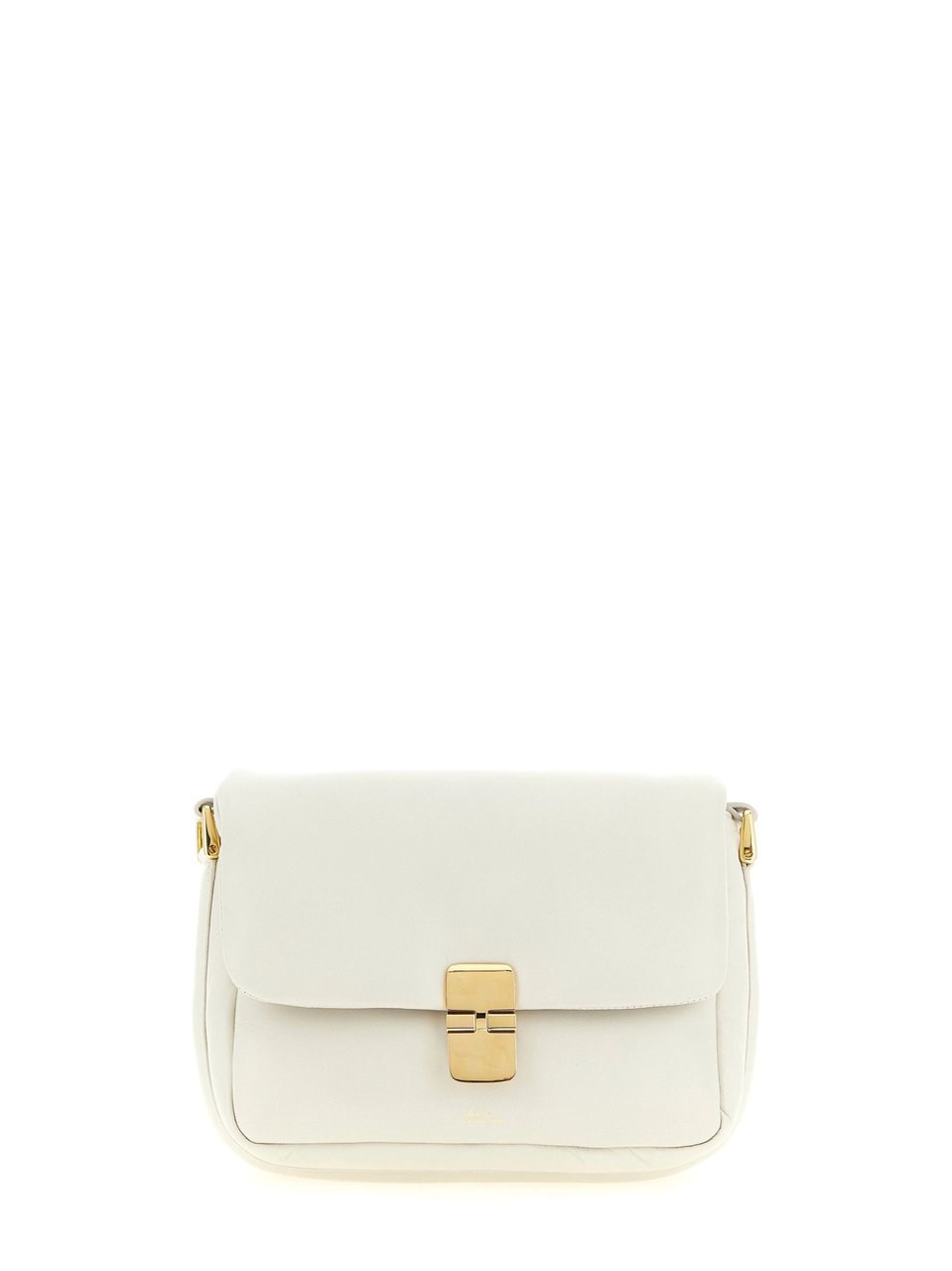 A.P.C. Sac Grace Soft Leather Handbag Neutraal