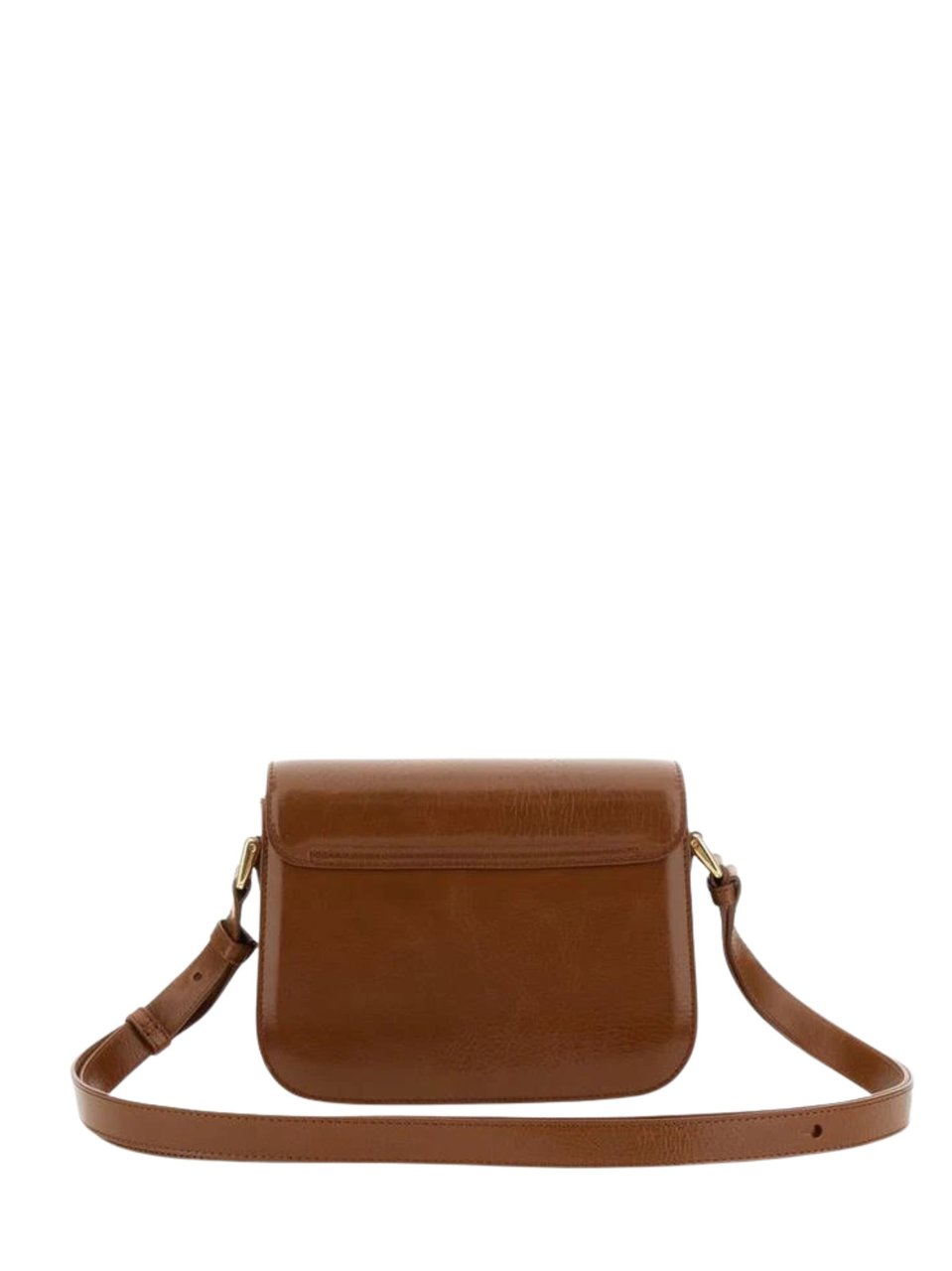 A.P.C. Brown Grace Small Structured Shoulder Bag Bruin
