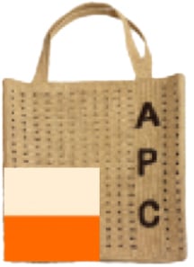 A.P.C. A.P.C. Bags Natural Orange Oranje