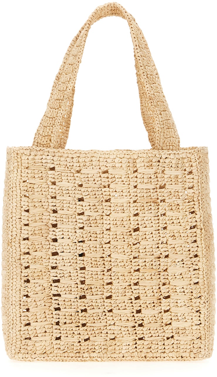A.p.c. Raffia handbag Neutraal