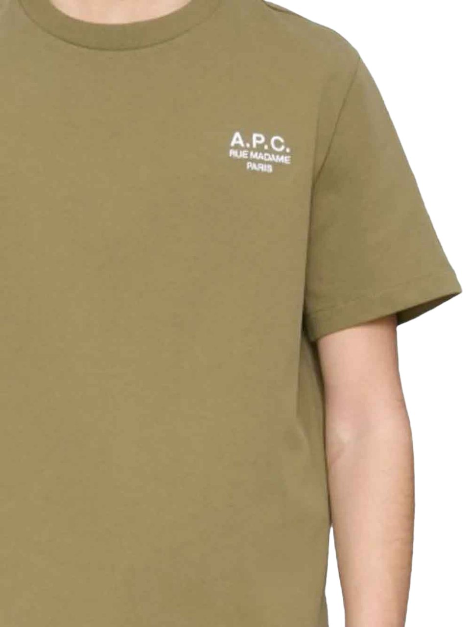 A.P.C. t shirt a logo imprime 19 Groen