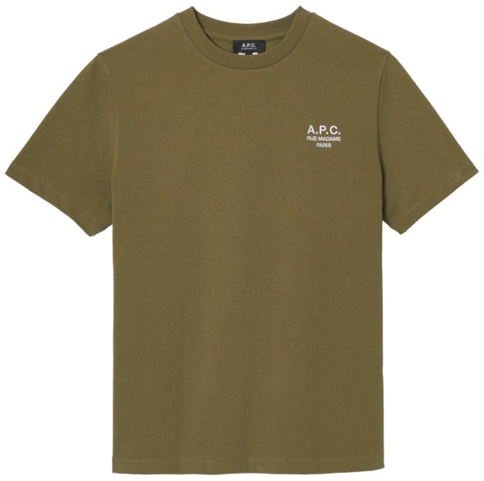 A.P.C. t shirt a logo imprime 19 Groen