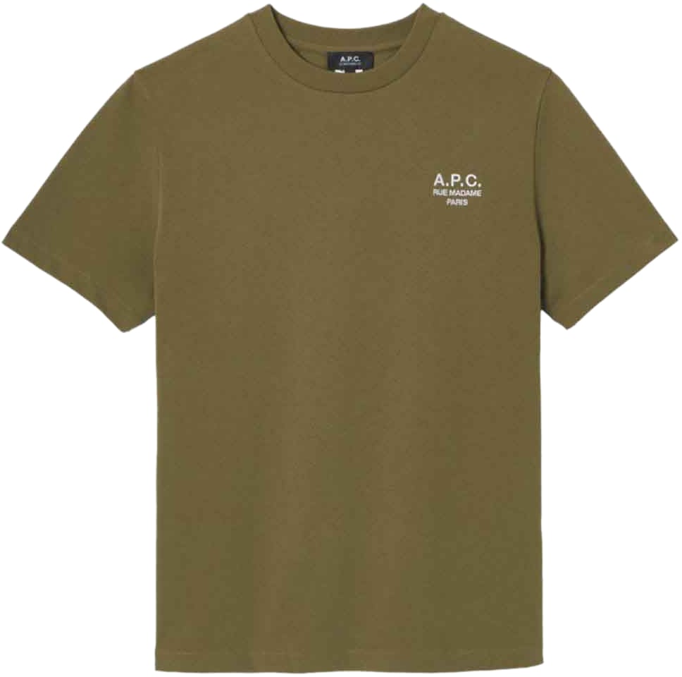 A.P.C. t shirt a logo imprime 19 Groen