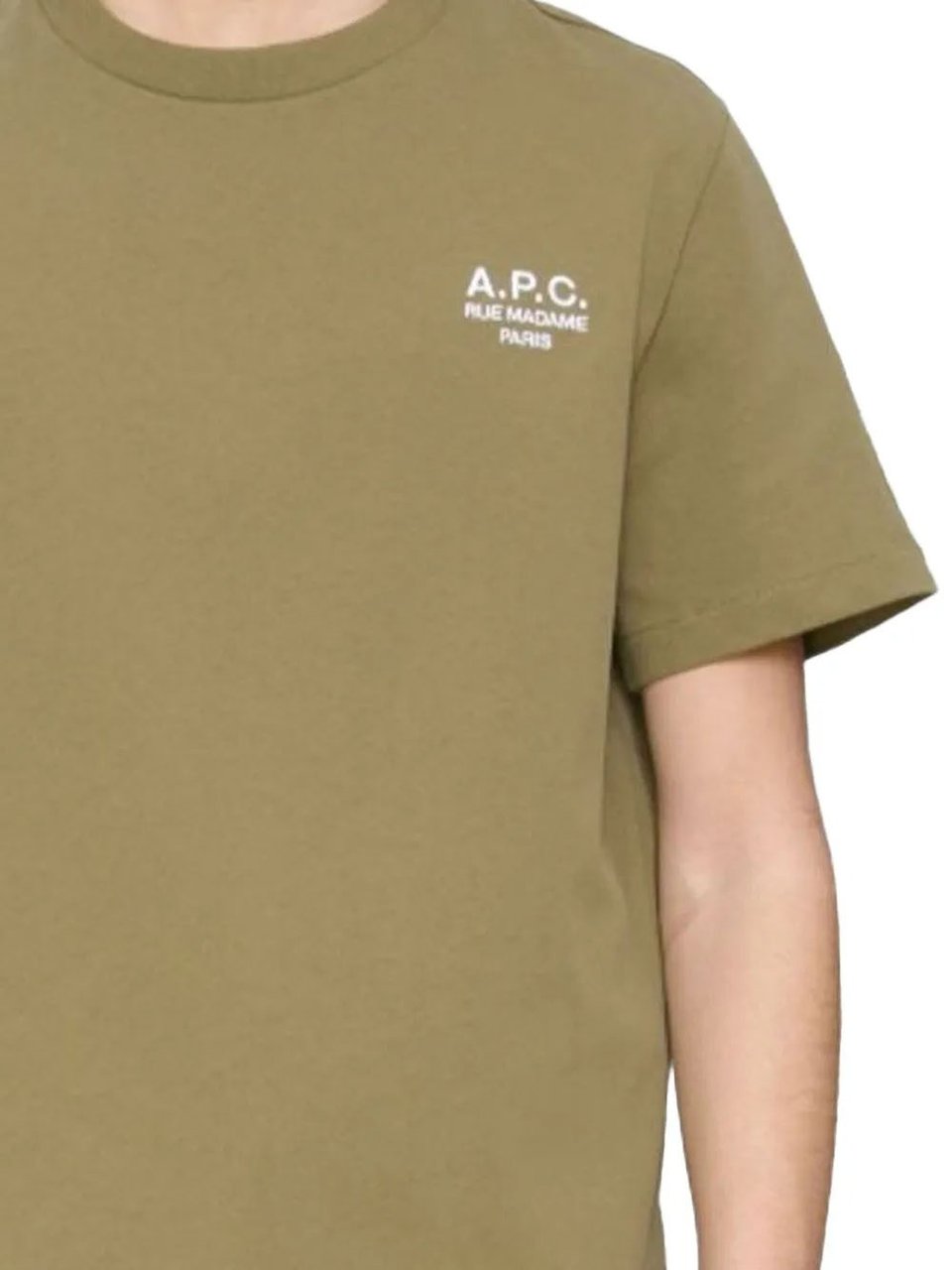 A.P.C. t shirt a logo imprime 19 Groen