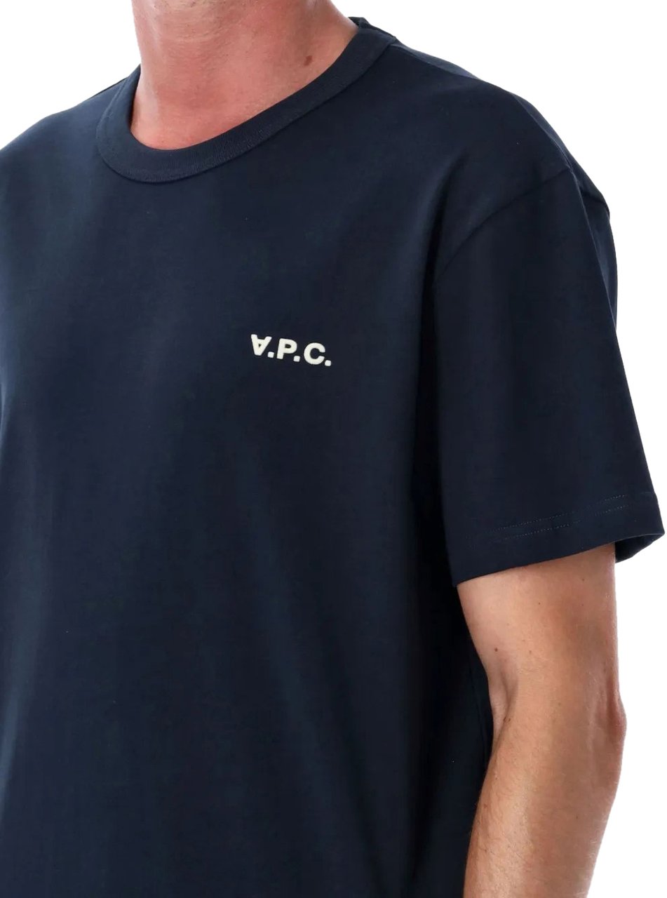 A.P.C. t shirt boxy petit vpc Blauw