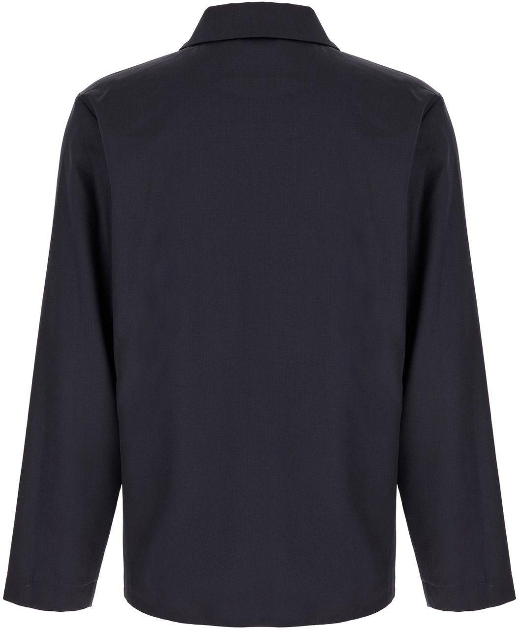 A.P.C. A.P.C. Midnight blue wool shirt Blauw