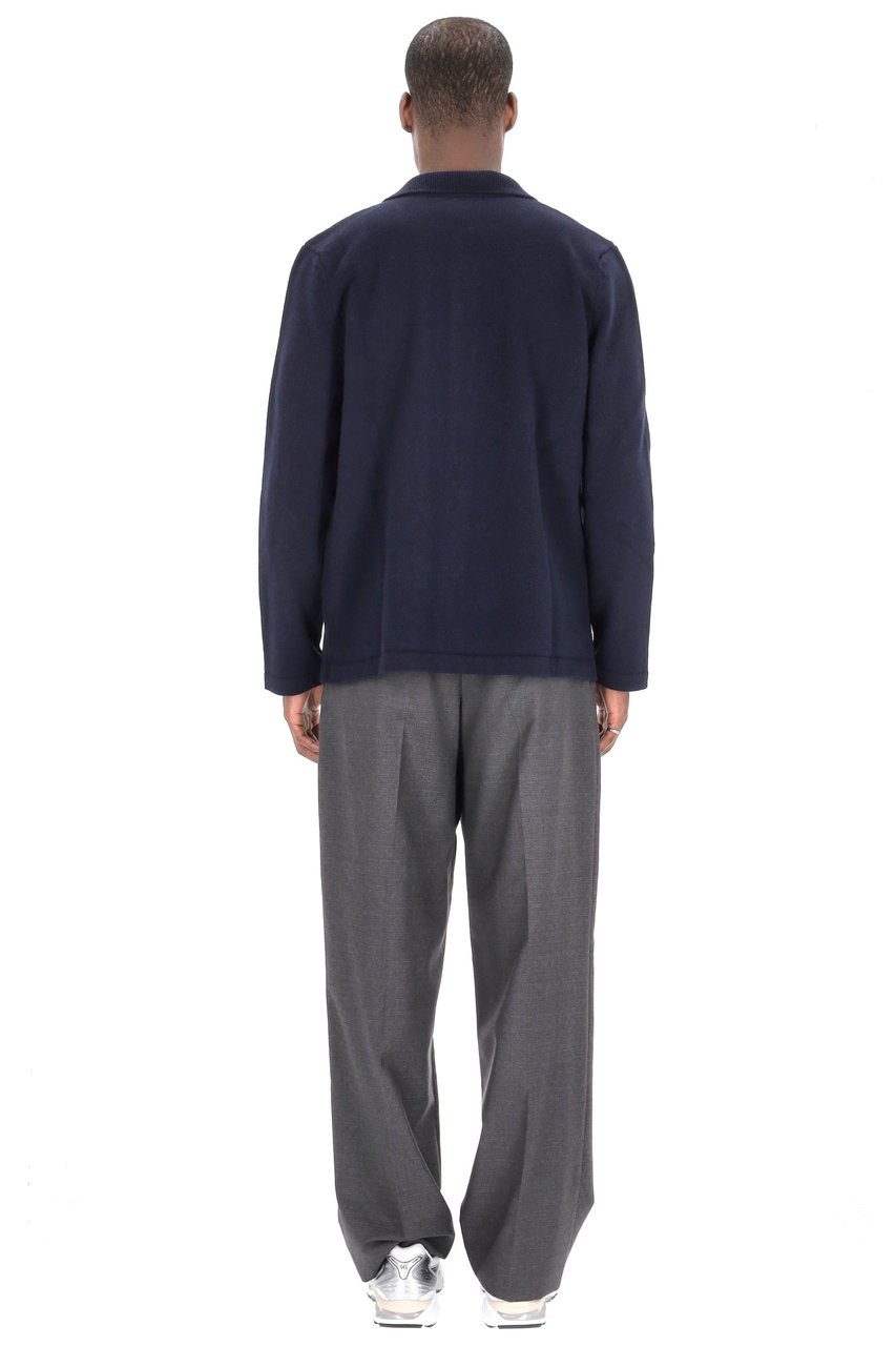 A.P.C. Wool Cardigan with Pocket Zwart