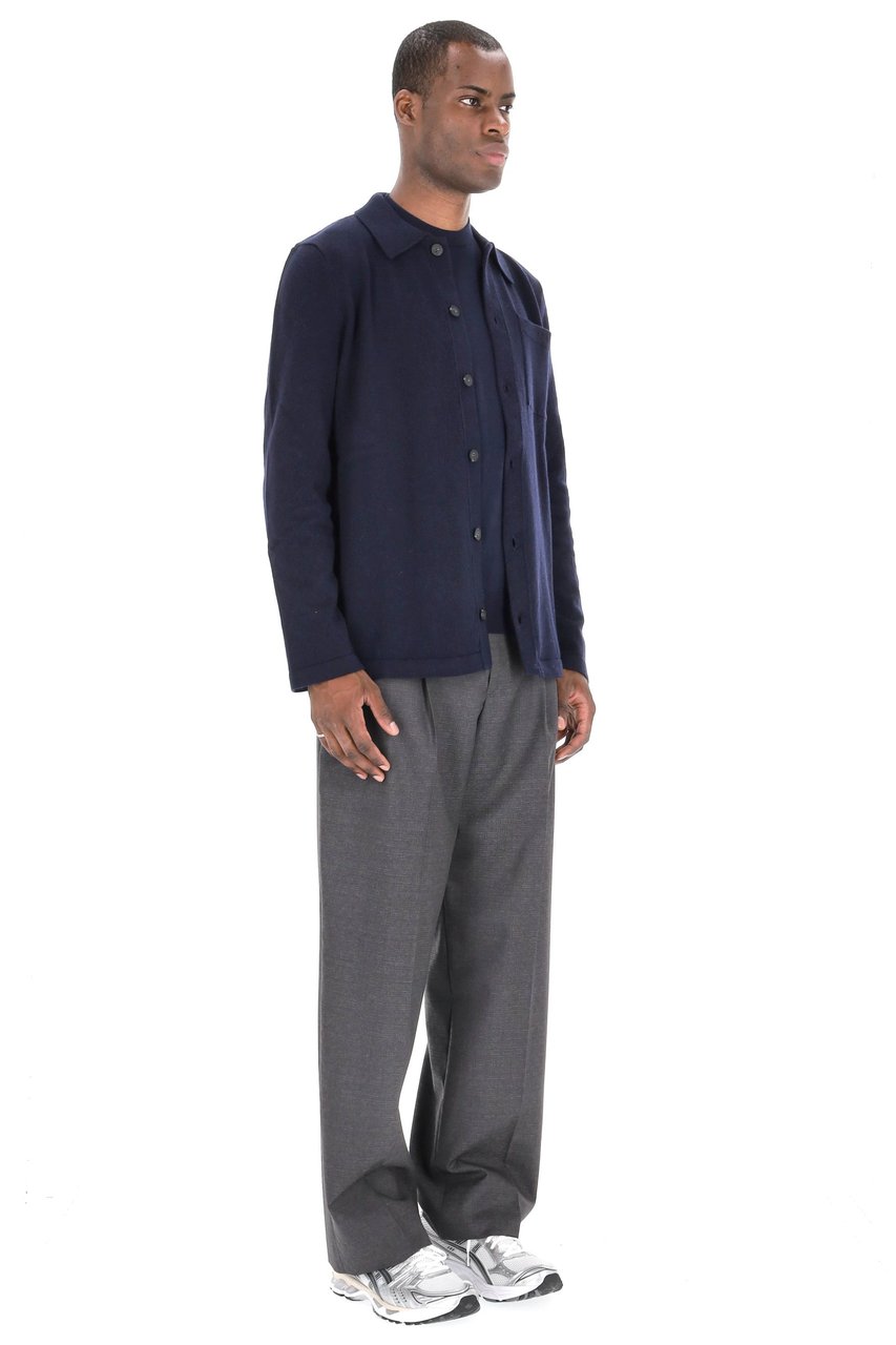 A.P.C. Wool Cardigan with Pocket Zwart
