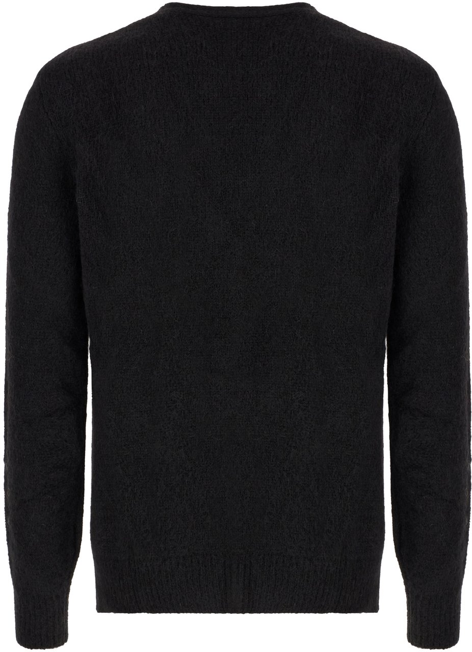 A.P.C. A.P.C. Grey wool blend cardigan Zwart