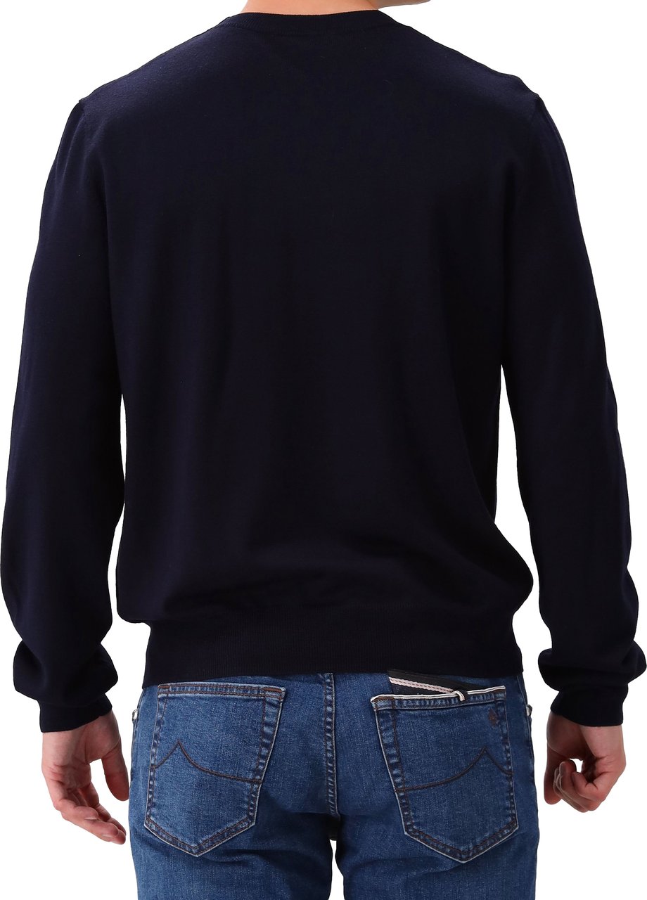 A.P.C. Gebreide Trui Blauw Pull Matthieu Blauw