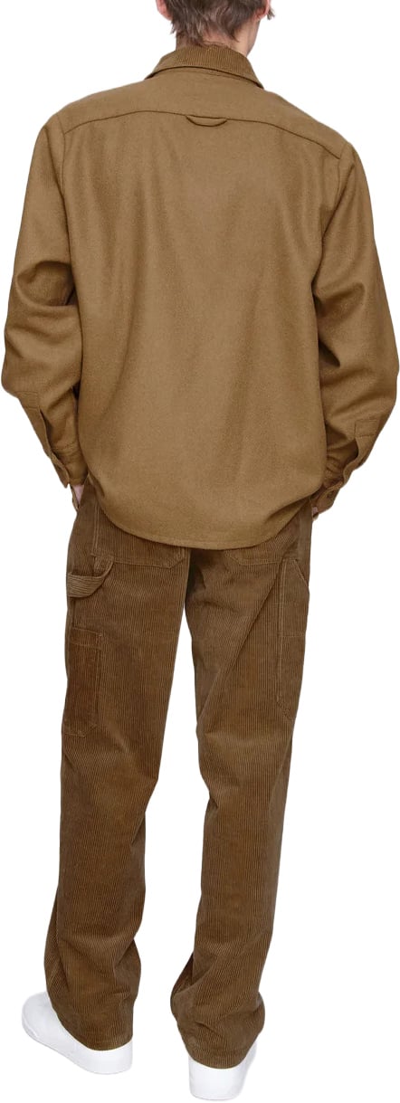 A.P.C. Shirts Brown Beige