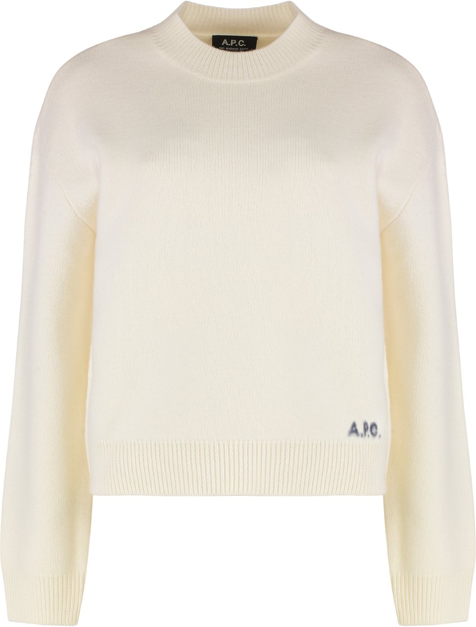 A.P.C. Esther virgin wool crew-neck sweater Neutraal