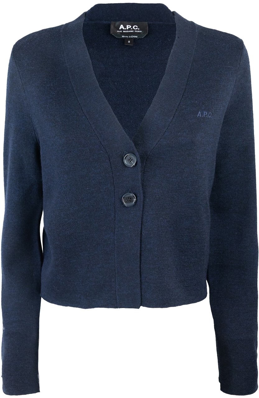 A.P.C. A.P.C. Sweaters Iak Dark Navy Blauw